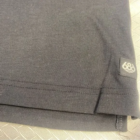 686 Men’s Everywhere Tech Polo Black Polo Shirt Size-Medium - Picture 9 of 13